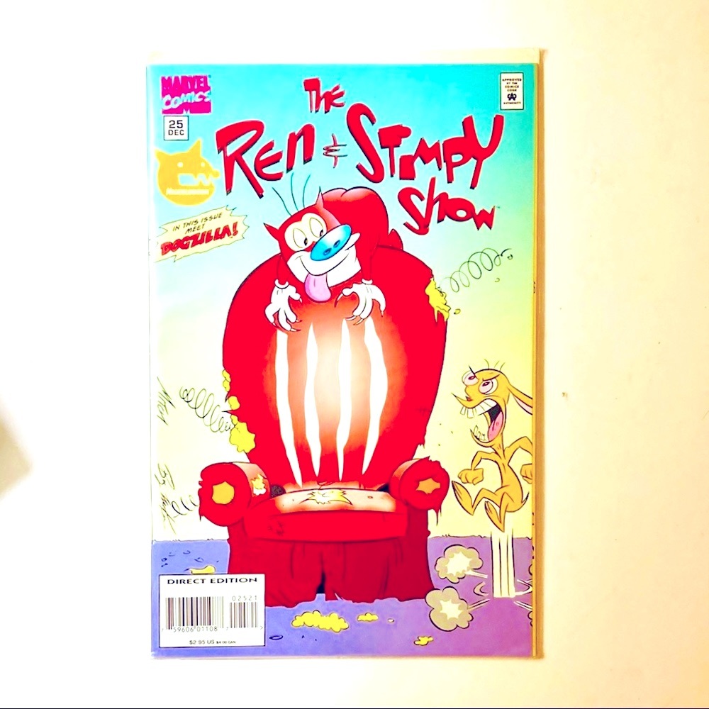 Marvel Comics Issue #25 Dec The Ren and Stimpy Show Unread in Wrapper